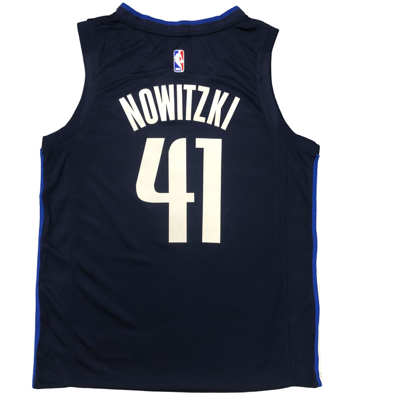 Regata NBA Dallas Mavericks Jordan Authentic Nowitzki 41 - Azul