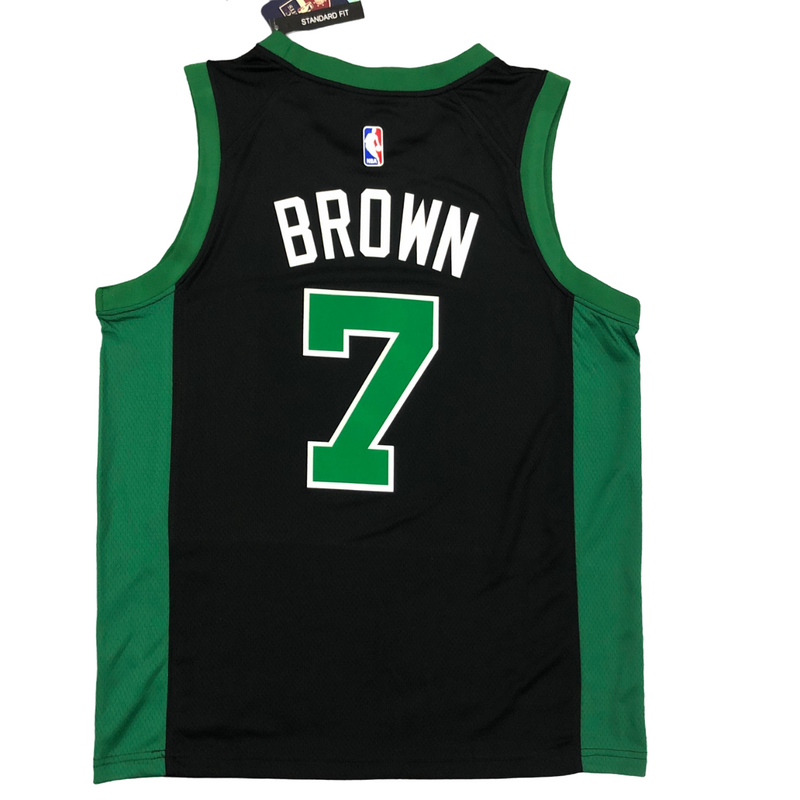 Regata NBA Boston Celtics Jordan Authentic Brown 7 - Preta e Verde