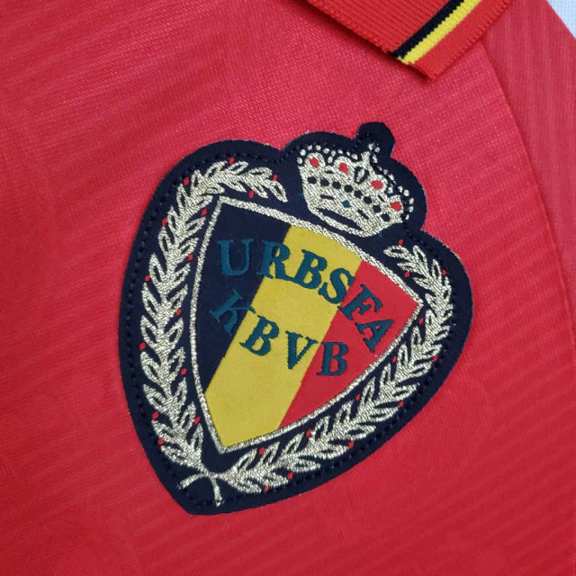 Camisa Bélgica Retrô 2004/2005 Vermelha - Adidas