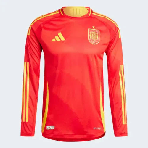 Camisa Espanha 2024/25 Home - Manga Longa