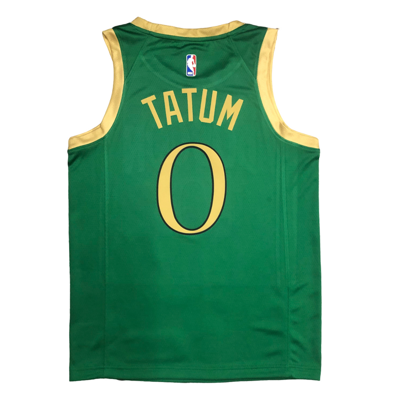 Regata NBA Boston Celtics City Edition Nike Authentic Tatum 0 - Verde