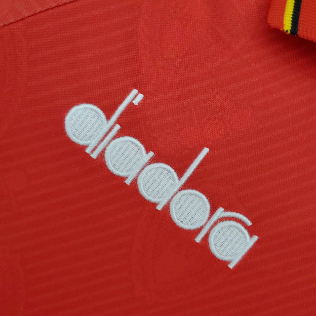 Camisa Bélgica Retrô 2004/2005 Vermelha - Adidas