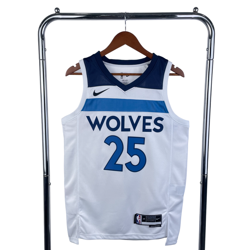 Regata NBA Timberwolves Nike Authentic Rose 25 - Branca