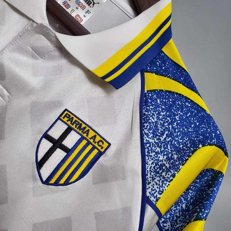 Camisa Retrô Parma Puma 1995/97 Masculino Branco