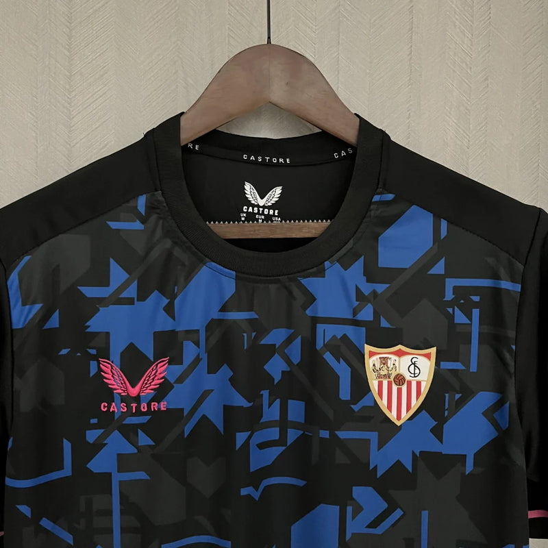 Camisa Sevilla Third 23/24 s/n° Torcedor Masculino - Preta e Azul