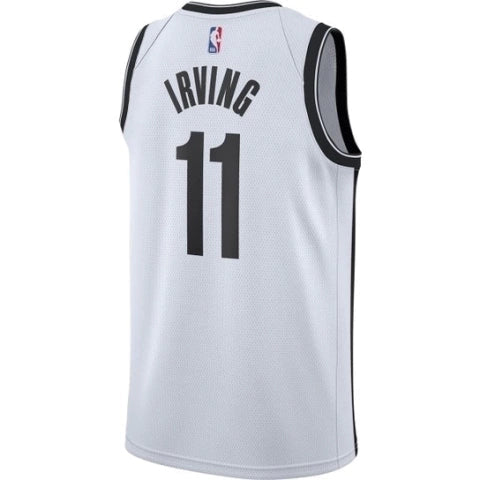 Regata NBA Brooklyn Nets Nike Authentic Irving 11 - Branca e Preta