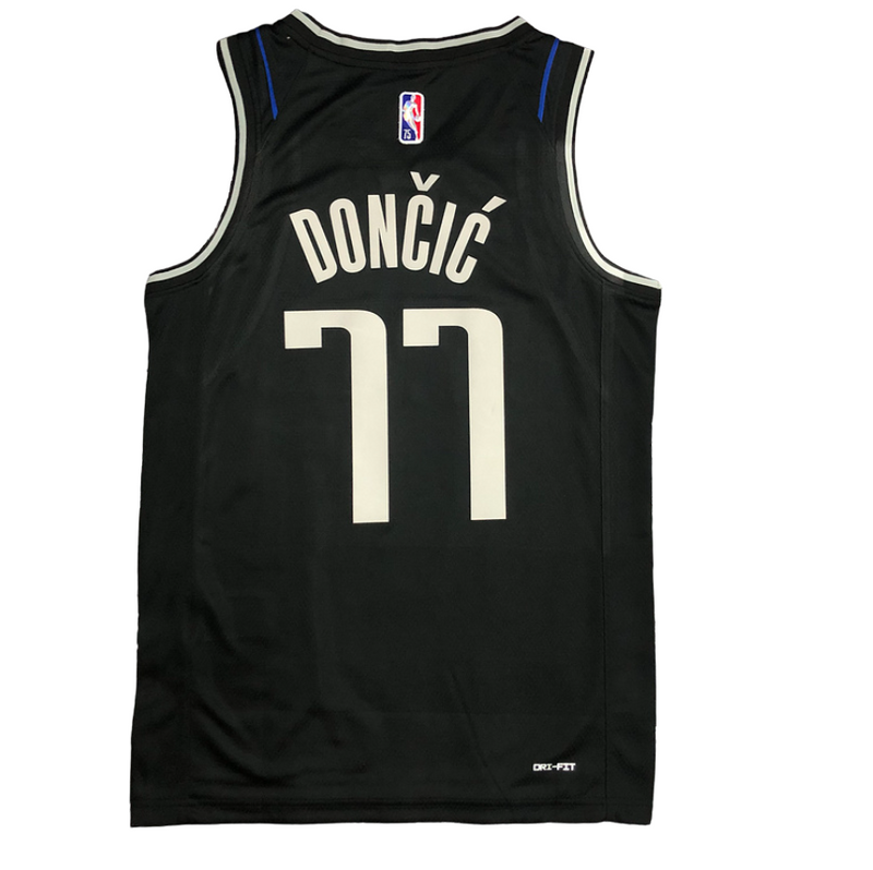 Regata NBA Dallas Mavericks All Star Nike Authentic Doncic 77 - Preta