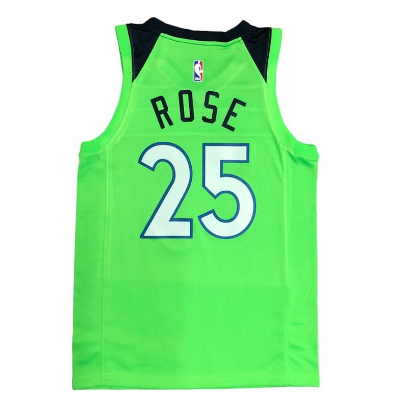 Regata NBA Minnesota Timberwolves Jordan Authentic Rose 25 - Verde