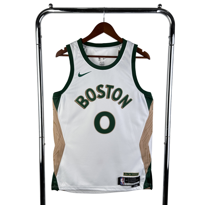 Regata NBA Boston Celtics Nike Authentic Tatum 0 - Branca