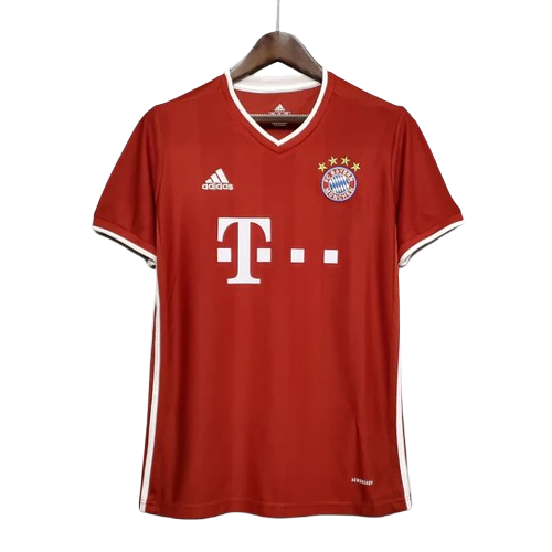 Camisa Retrô Bayern de Munique I Home 2020/21 Masculina Vermelha