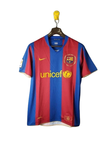 Camisa Barcelona Retrô 2006/2007 - Nike Azul Grená