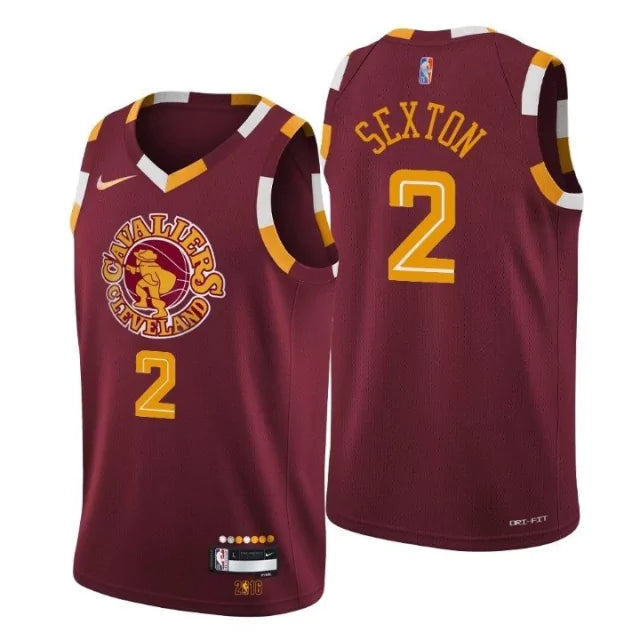 Regata NBA Cleveland Cavaliers 75ºaniversario Nike Authentic Sexton 2 - Vermelha