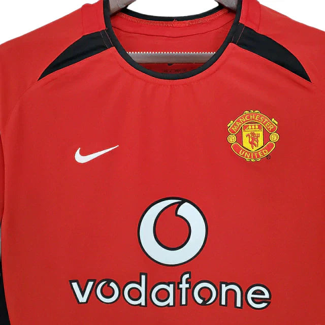 Camisa Retrô Manchester United Nike 2002/03 Masculino Vermelho