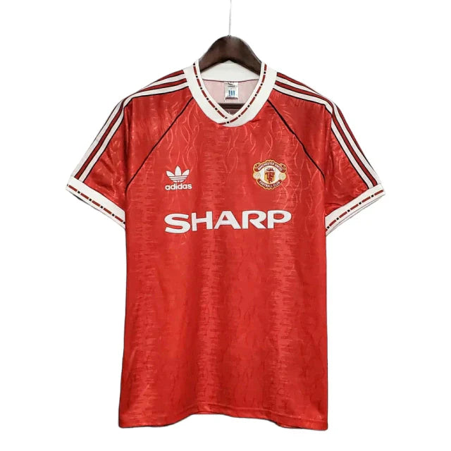 Camisa Manchester United Retrô 1990/1992 Vermelha - Adidas