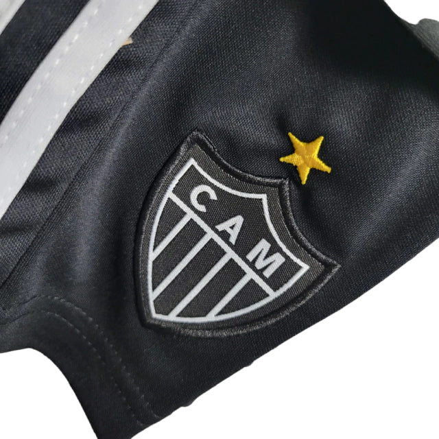 Kit Infantil Atlético Mineiro I Adidas 23/24 - Branco e Preto