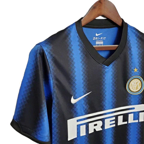 Camisa Inter de Milão Retrô 10/11 - Nike - Preta e Azul