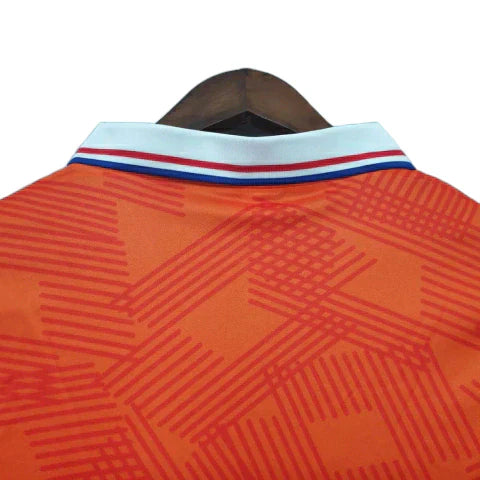 Camisa Holanda Retrô 1991 Laranja - Lotto