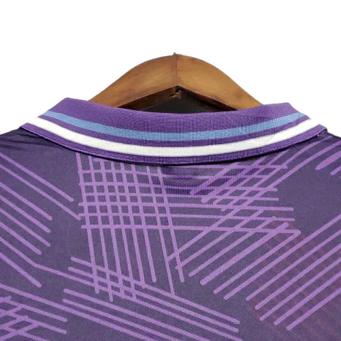 Camisa Retrô Fiorentina Lotto 1992/93 Masculino Roxa