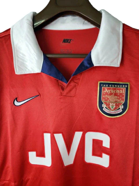 Camisa Arsenal Retrô 1998 Vermelha e Branca - Nike