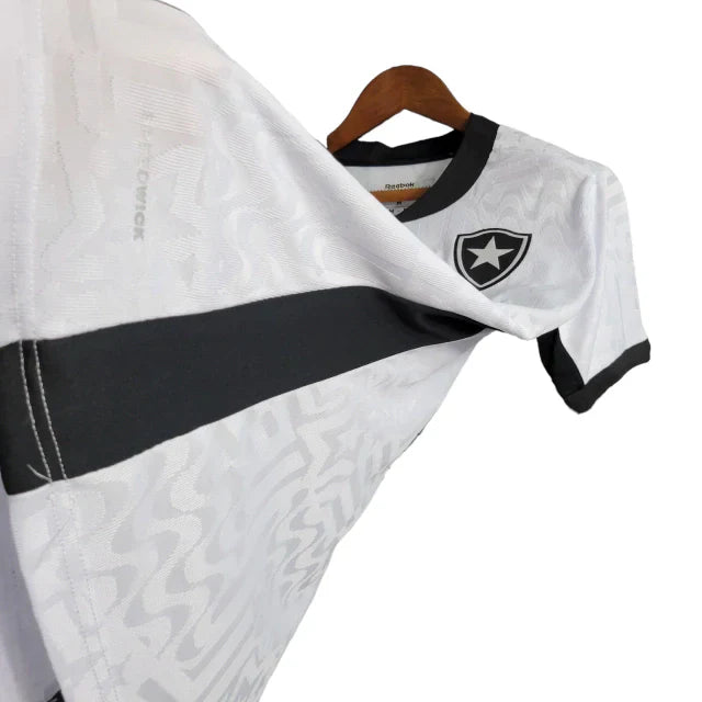 Camisa Botafogo ll 23/24 Torcedor Feminina - Branca com Preta