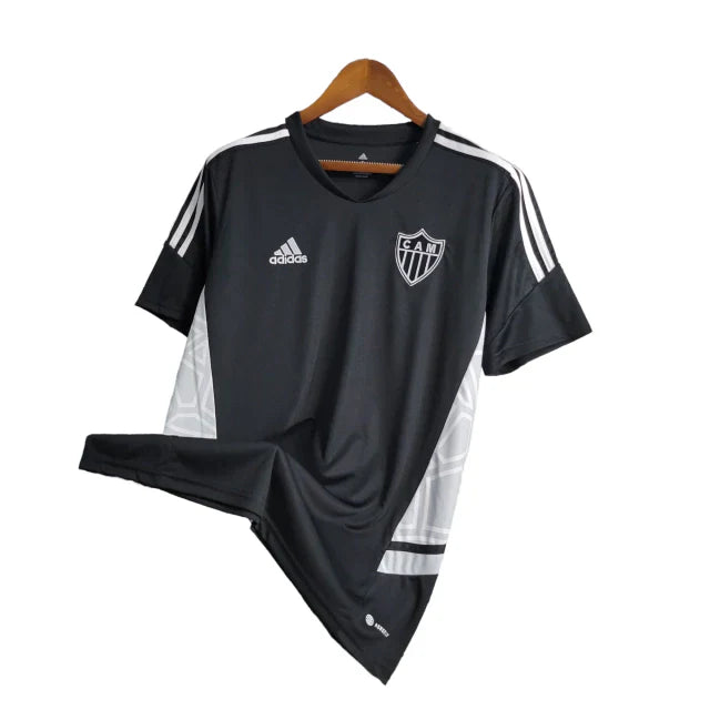 Camisa Atlético Mineiro I 22/23 Torcedor Masculina - Preta com detalhes em branco