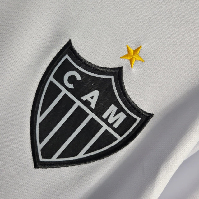 Camisa Atlético Mineiro 22/23 Torcedor Masculina - Branca e preta