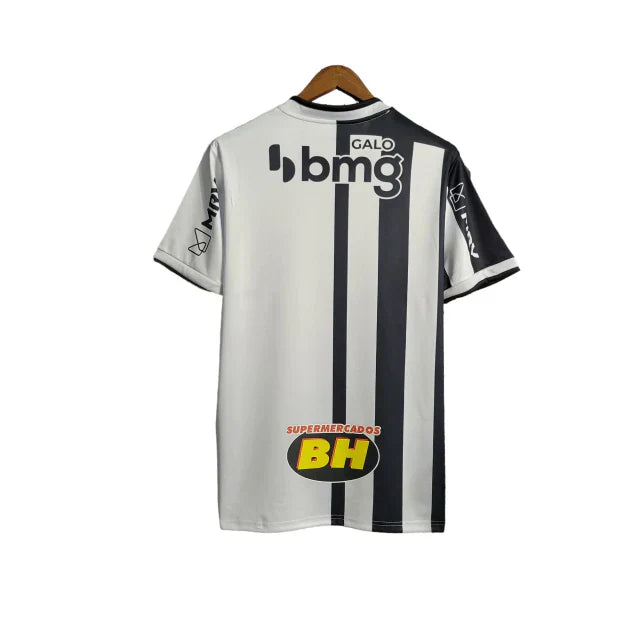 Camisa Atlético Mineiro 22/23 Torcedor Masculina - Branca e preta