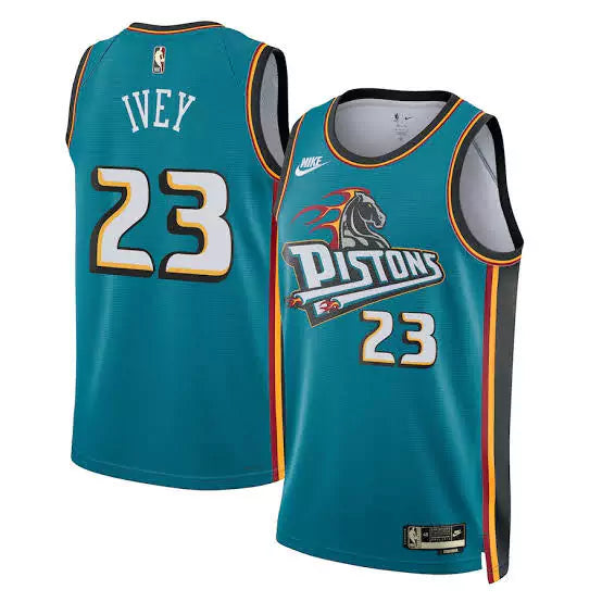 Regata NBA Detroit Pistons Classic Edition Nike Authentic Swingman Ivey 23 - Azul