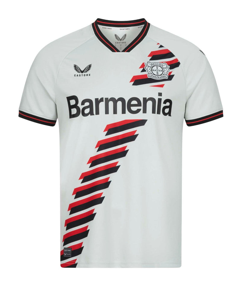 Camisa Bayer Leverkusen Away 23/24 s/n° Torcedor Castore Masculina - Branca