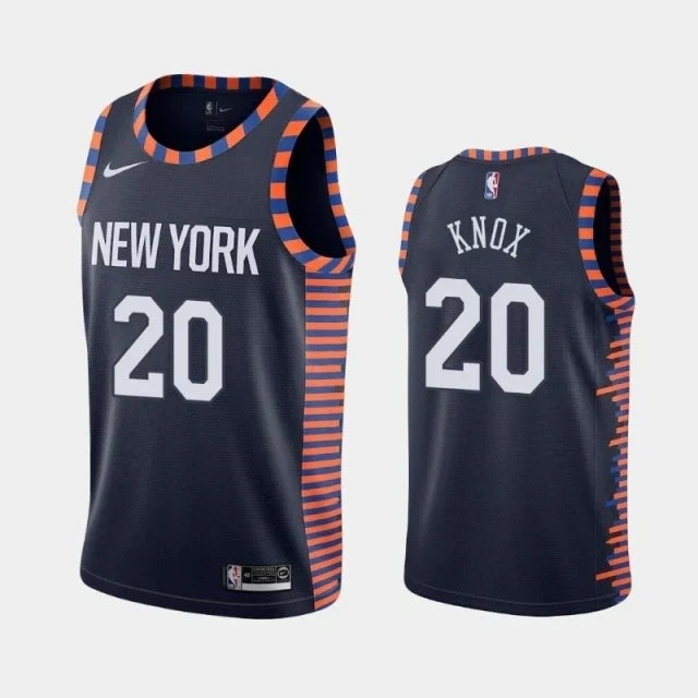 Regata NBA New York Knicks Nike Authentic Knox 20 - Preta