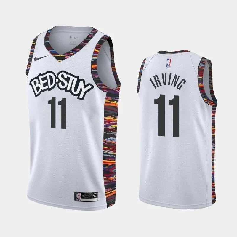 Regata NBA Brooklyn Nets Jordan Authentic Irving 11 - Branca