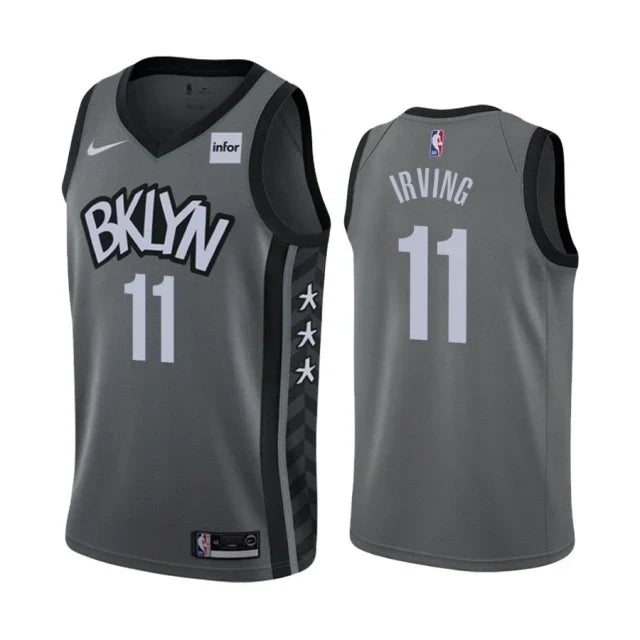 Regata NBA Brooklyn Nets Swingman Nike Authentic Irving 11 - Cinza