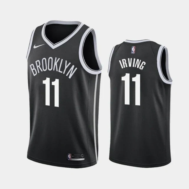 Regata NBA Brooklyn Nets Jordan Authentic Irving 11 - Preta