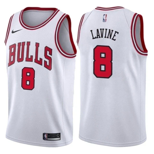 Regata NBA Chicago Bulls Nike Authentic Lavine 8 - Branca