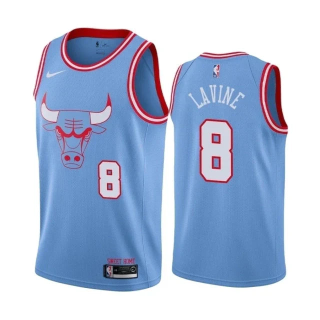 Regata NBA Chicago Bulls Edition 19-20 Nike Authentic Lavine 8 - Azul