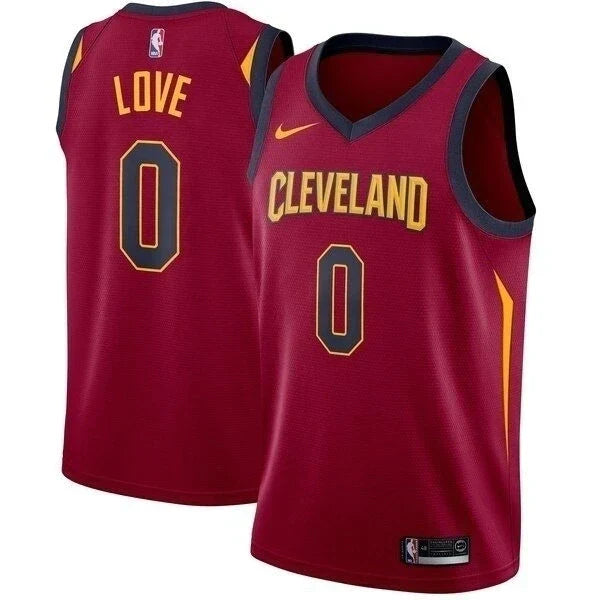 Regata NBA Cleveland Cavaliers Nike Authentic Love 0 - Grená