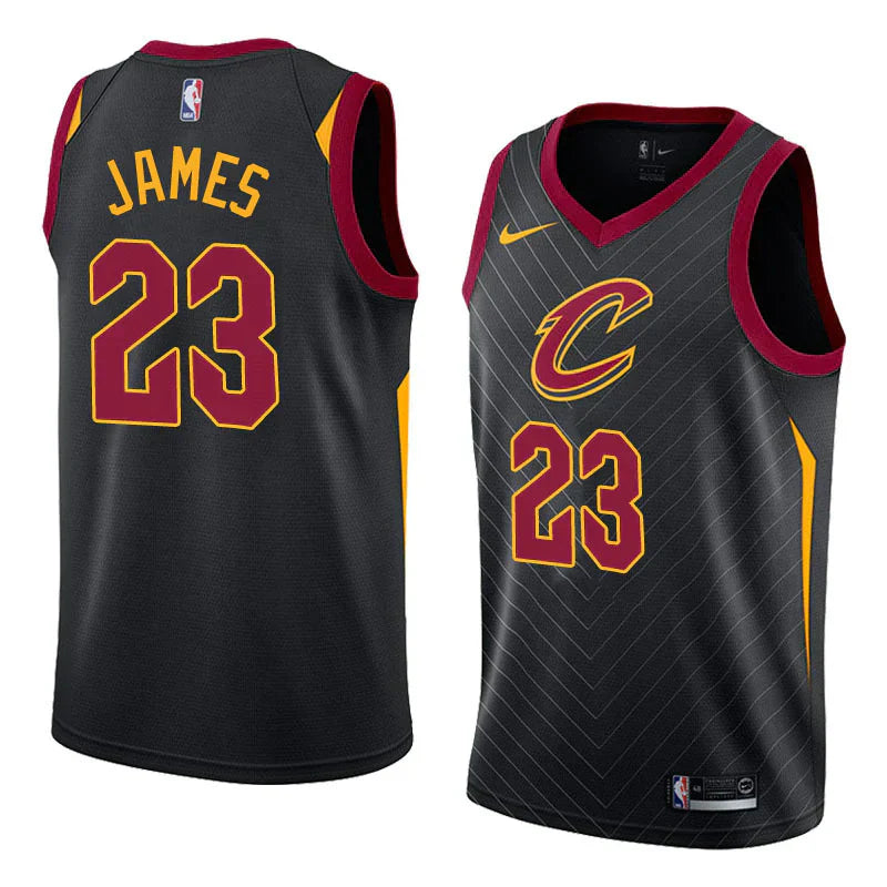 Regata NBA Cleveland Cavaliers Nike Authentic James 23 - Preta