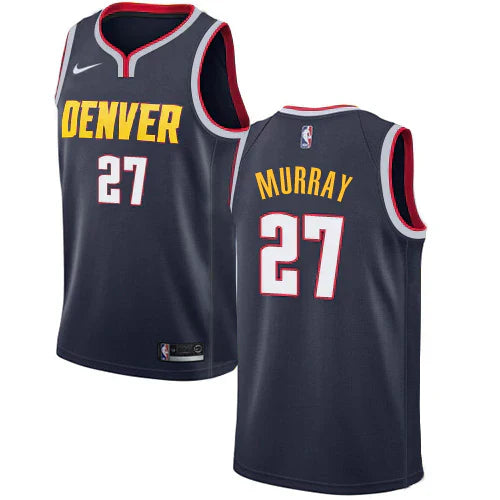 Regata NBA Denver Nuggets Nike Authentic Swingman Murray 27 - Preta