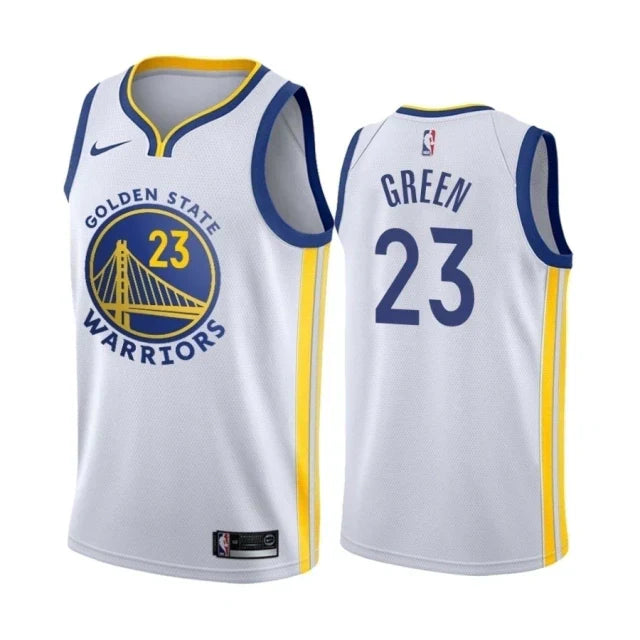 Regata NBA Golden State Warriors Nike Authentic Swingman Green 23 - Branca