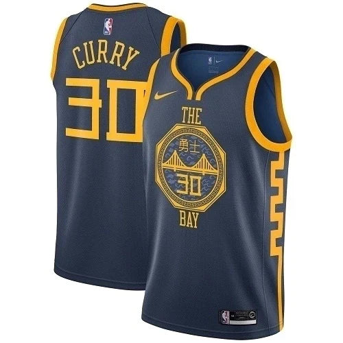 Regata NBA Golden State Warriors City Edition 18/19 Nike Authentic Swingman Curry 30