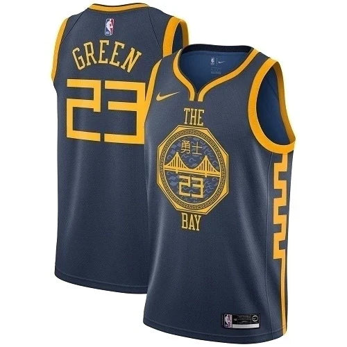 Regata NBA Golden State Warriors City Edition 18/19 Nike Authentic Swingman Green 23