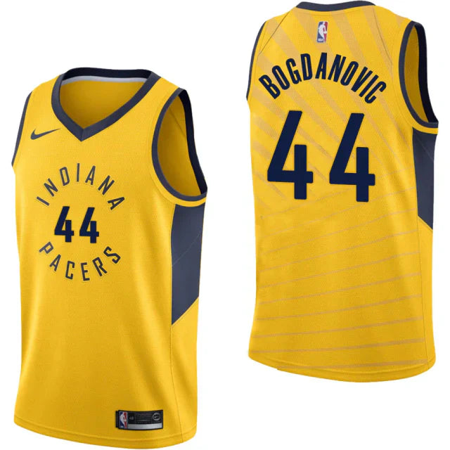 Regata NBA Indiana Pacers Swingman Nike Authentic Bogdanovic 44 - Amarela