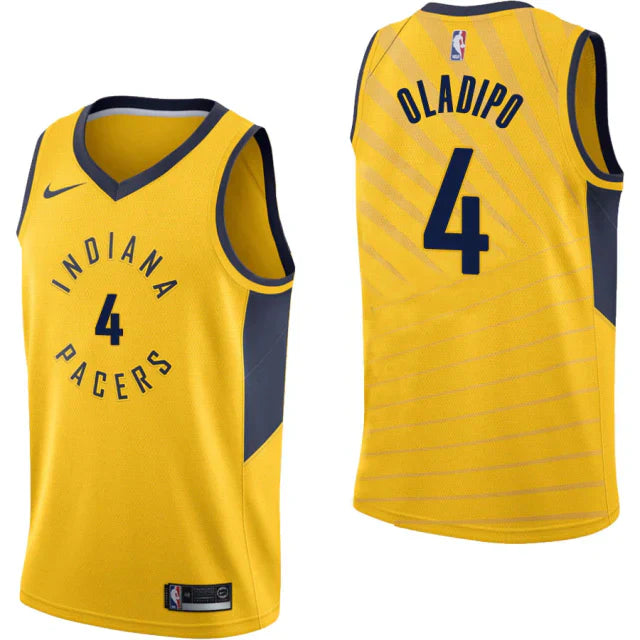 Regata NBA Indiana Pacers Swingman Nike Authentic Oladipo 4 - Amarela