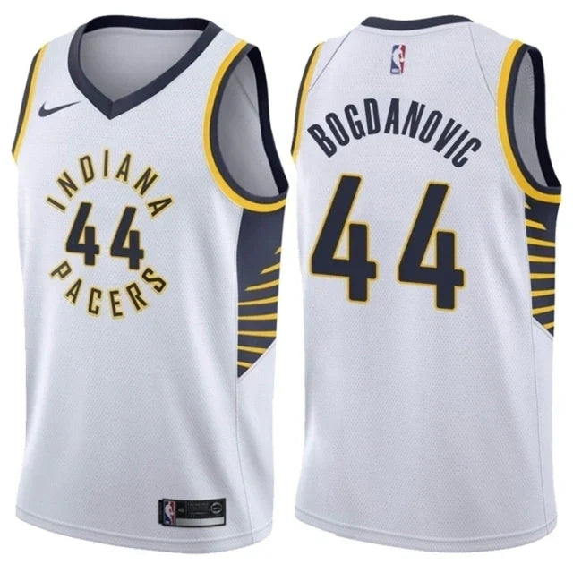 Regata NBA Indiana Pacers Swingman Nike Authentic Bogdanovic 44 - Branca