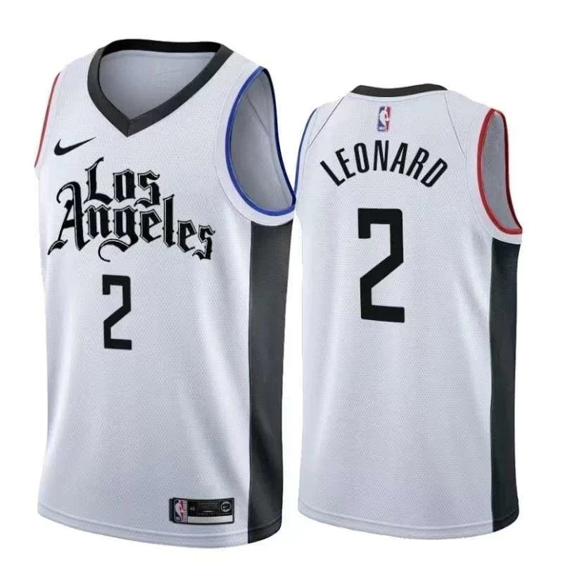 Regata NBA Los Angeles Clippers City Edition Nike Authentic Swingman Leonard 2 - Branca