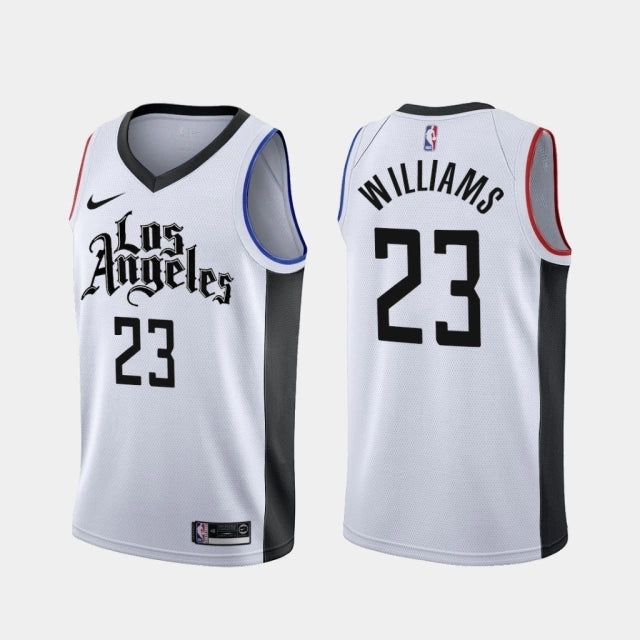 Regata NBA Los Angeles Clippers City Edition Nike Authentic Swingman Williams 23 - Branca