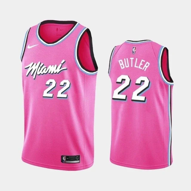 Regata NBA Miami Heat Nike Authentic Butler 22 - Rosa