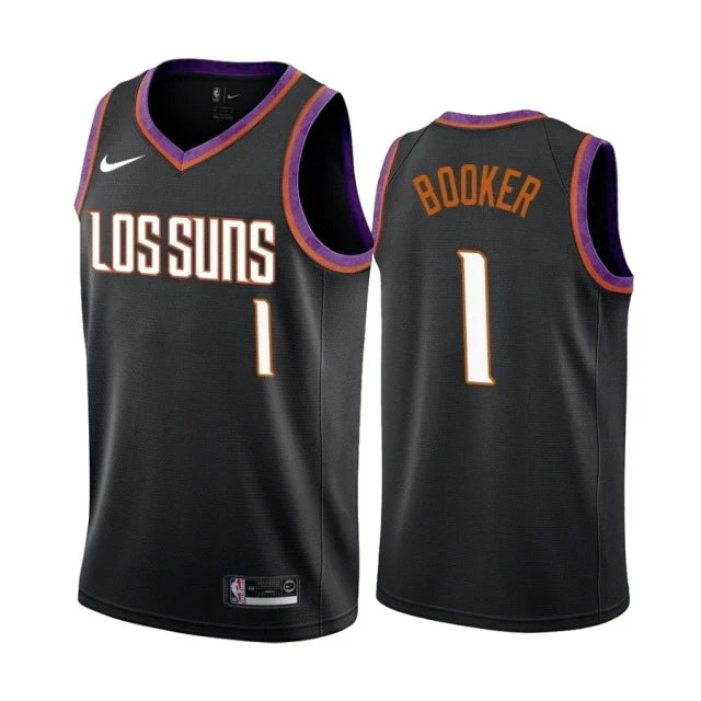 Regata NBA Phoenix Suns City Edition Nike Authentic Brooker 1 - Preta