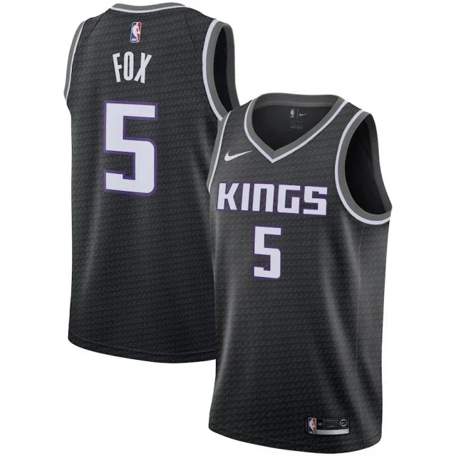 Regata NBA Sacramento Kings Nike Authentic Swingman Fox 5 - Preta