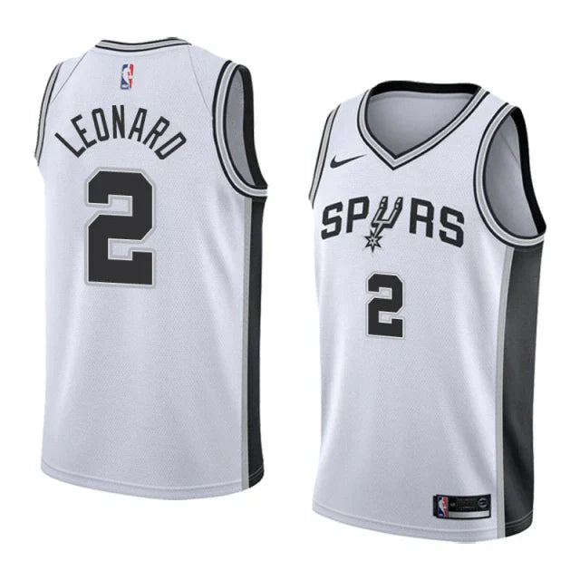 Regata NBA San Antonio Spurs Nike Authentic Swingman Leonard 2 - Branca